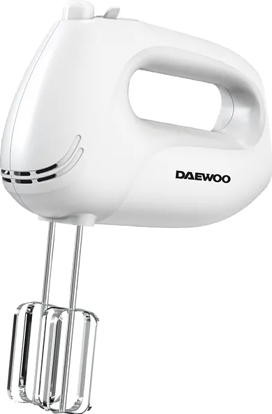 DAEWOO Mixer de mana DHM25W, 250 W, functie Turbo, 5 viteze, Alb