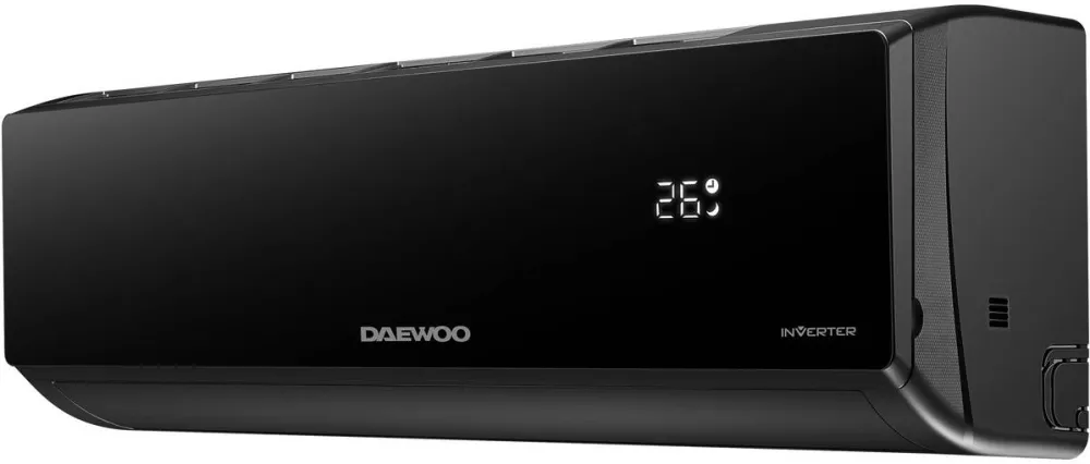 DAEWOO Aparat de aer conditionat 12000 BTU, WI-FI, A++, Filtre cu ioni de argint, Eco Mode, iFeel, DAC-12CHSDB-NK, Negru