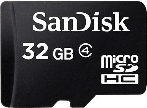 Card de Memorie SanDisk Micro SDHC 32GB Class 4 + Adaptor SD