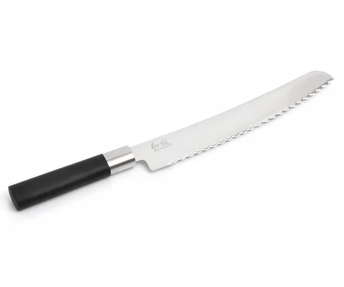 KAI Wasabi Black bread knife 23 cm