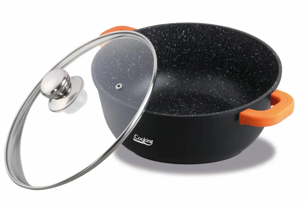 HEINNER Cratita al+capac 16X7.5CM,1.2L, dark line