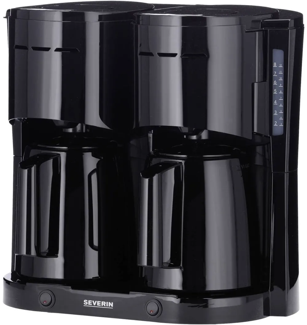 Cafetiera SEVERIN KA 9315 black Duo-Filterkaffeemaschine