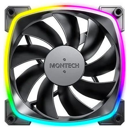 Montech Ventilator AX120 PWM ARGB 120mm Black