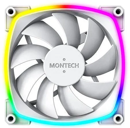 Montech Ventilator AX120 PWM ARGB 120mm White