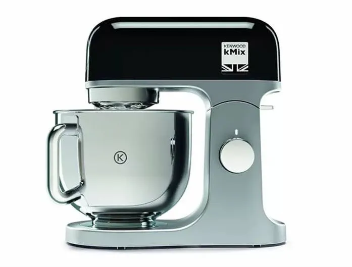 KENWOOD Robot de bucatarie KENWOOD kMiX KMX750BK, 1000 W, vas inox 5 l, 6 trepte viteza, 3 accesorii patiserie, Negru/Argintiu