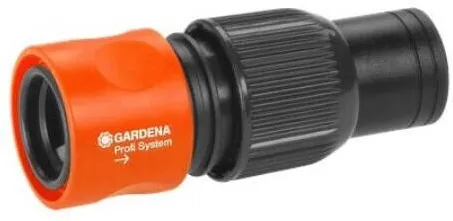 Gardena Conector furtun gradina, Gardena, Plastic, Portocaliu/Negru