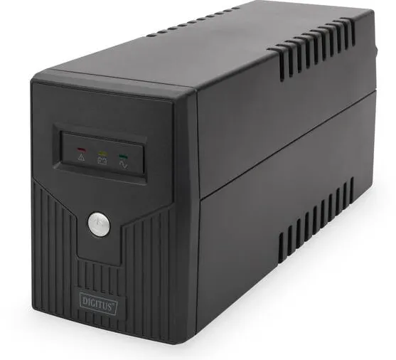 UPS Digitus Line-Interactive UPS, 600VA/360W 12V/7Ah x1 battery,2x CEE 7/7 outlet,RJ-11,LED