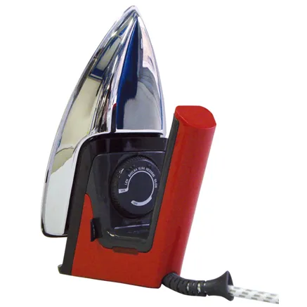 Fier de calcat uscat ETA724690000 1000 W, talpa inox, cablu 3 m, rosu/negru