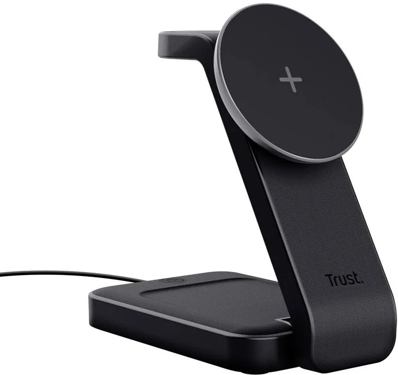 TRUST  Viro Headphones, Headset, Smartphone, Smartwatch Black USB Wireless charging