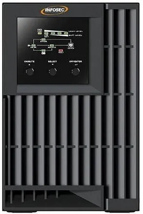 UPS INFOSEC E4 Value 1000 Double-conversion (Online) 1 kVA 3 AC outlet(s)