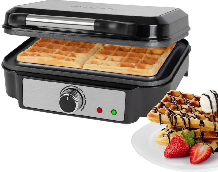 Aparat de Vafe Profi Cook Proficook PC-WA 1240 inox Brüsseler Waffelautomat 2-fach