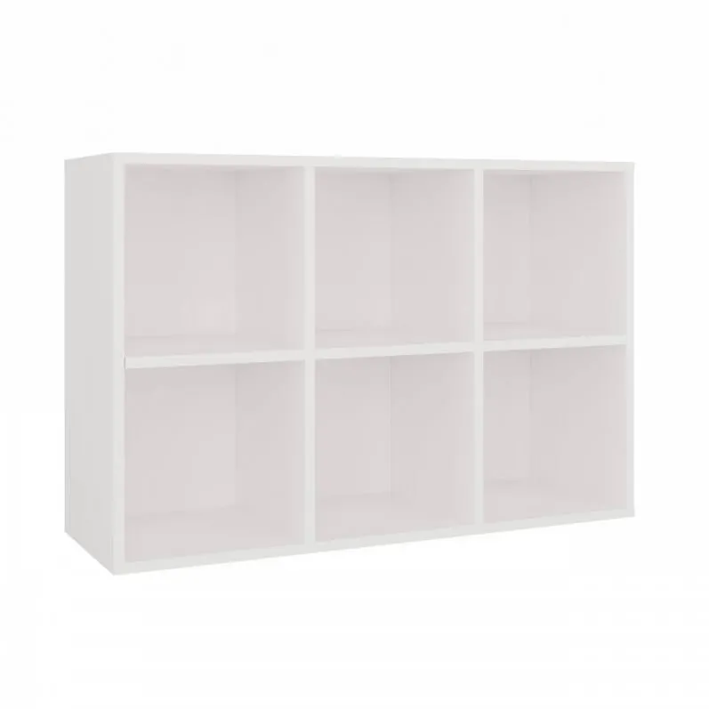 TOP E SHOP MALAX MINI 2X3 WHITE BOOKCASE