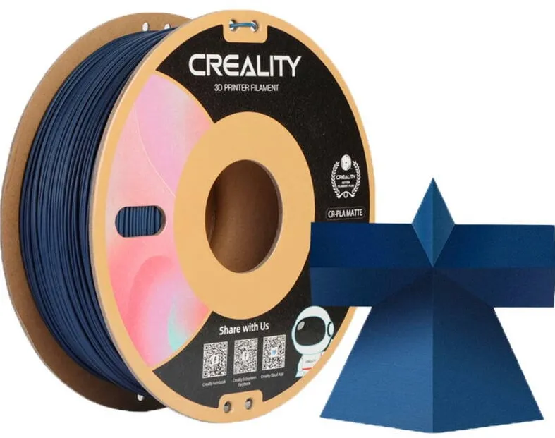 CREALITY Creality CR-PLA Matte Navy Blue, 3D filament (blue, 1 kg, 1.75 mm, on roll)