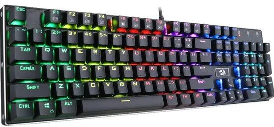 Tastatura Redragon Tastatura gaming mecanica Redragon Devarajas neagra iluminare RGB switch-uri rosii