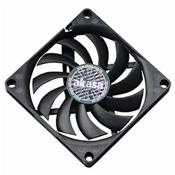 Akasa 80 x 10.8mm Slim PWM Black fan