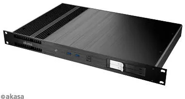 Carcasa server Akasa Mini ITX Carcasa Computer 1U Galileo TU, Fanless, Slim THIN