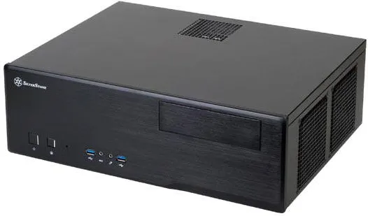 Carcasa PC Silverstone SST-GD05B USB 3.0 Grandia HTPC Micro ATX, negru