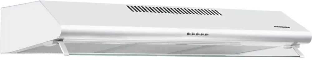 HEINNER Hota traditionala HCH-490-WH, Putere de absorbtie 305 m3/h, 2 motoare, Iluminare LED, 3 trepte de viteza, 90 cm, Alb