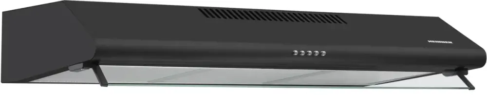 HEINNER Hota incorporabila HCH-490-BK, 2 motoare, Putere de absorbtie 304.5 m3/h, Lumina LED, 3 trepte de viteza, 90 cm, Negru