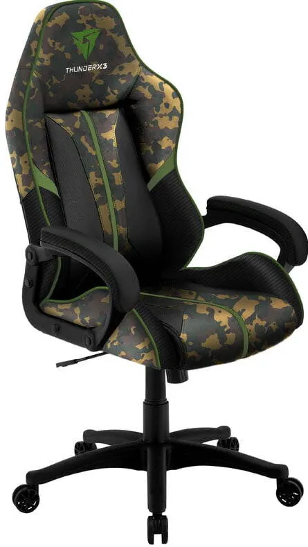Scaun Gaming ThunderX3 BC1 CAMO Camo/Verde