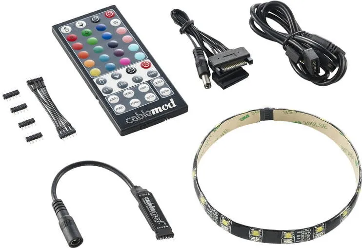 Modding PC CableMod WideBeam Hybrid LED Kit 30cm - RGB/W