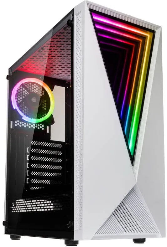 Carcasa PC Kolink VOID RGB Midi-Tower - Alb Window