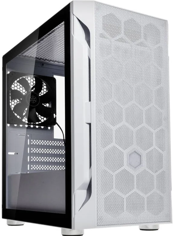 Carcasa PC Silverstone Fara H1M Micro-ATX , Tempered Glass - Alb