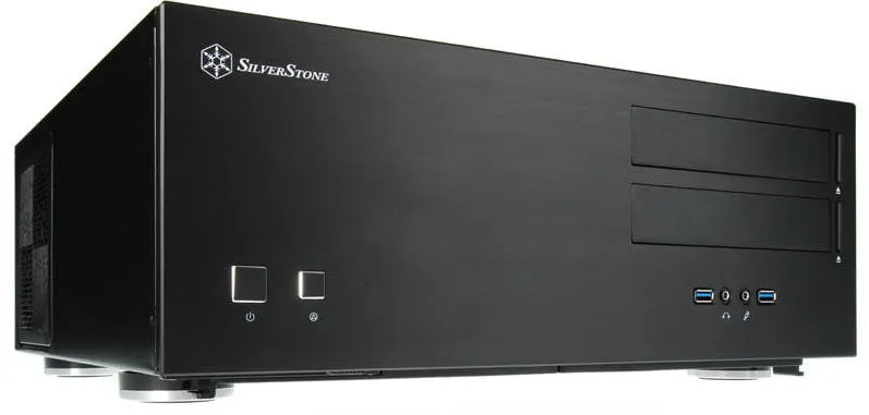 Carcasa PC Silverstone SST-GD08B USB 3.0 Grandia Desktop - Negru