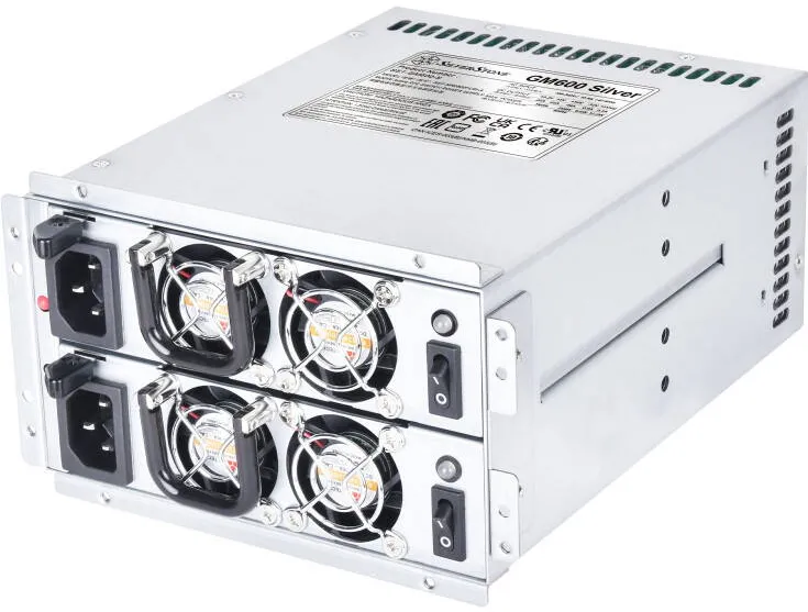 Sursa server Silverstone Redundanta SST-GM600-S - 2x 600 W