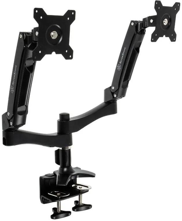 Suport TV / Monitor Silverstone SST-ARM22BC Dual Negru