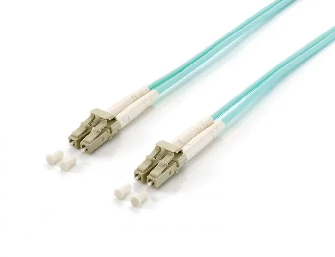 Cablu Fibra Optica EQUIP LWL Patchcable LC->LC 30.00m Multimode Duplex OM3 turq Polietilena