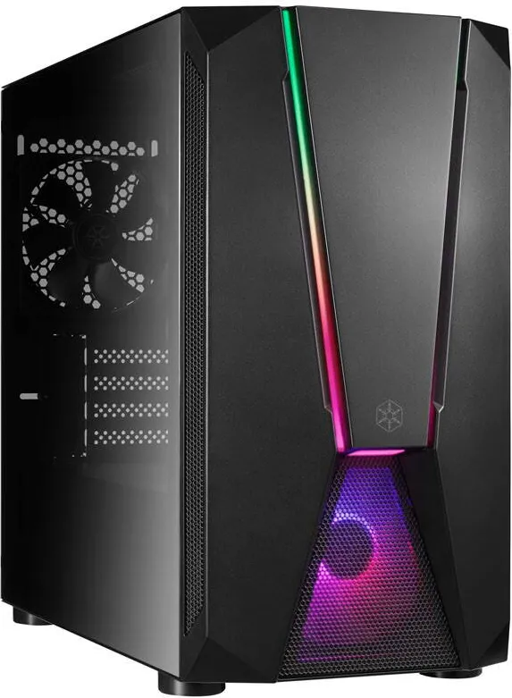 Carcasa PC Silverstone Fara V1M Pro  ARGB Negru