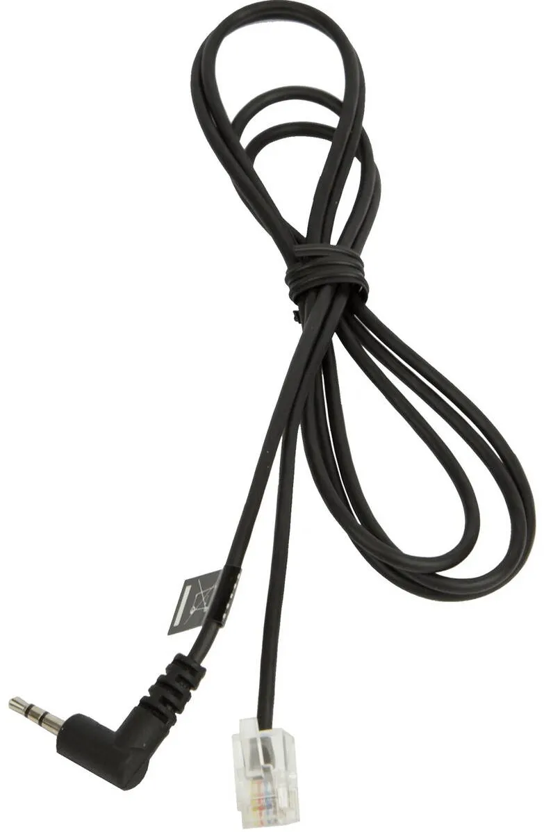 Jabra 8800-00-75 cabluri telefonice 1 m Negru