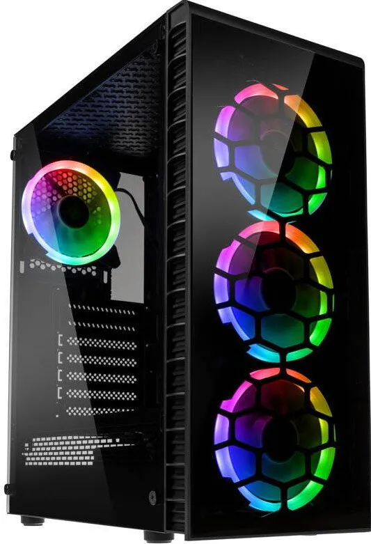 Carcasa PC Kolink Observatory Lite ARGB Negru