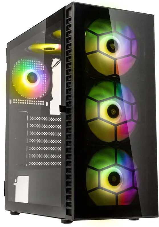 Carcasa PC Kolink Observatory HF Glass ARGB Black