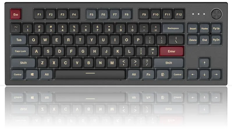 Tastatura Gaming Montech MKey TKL Darkness - GateronG Pro 2.0 Yellow (US)