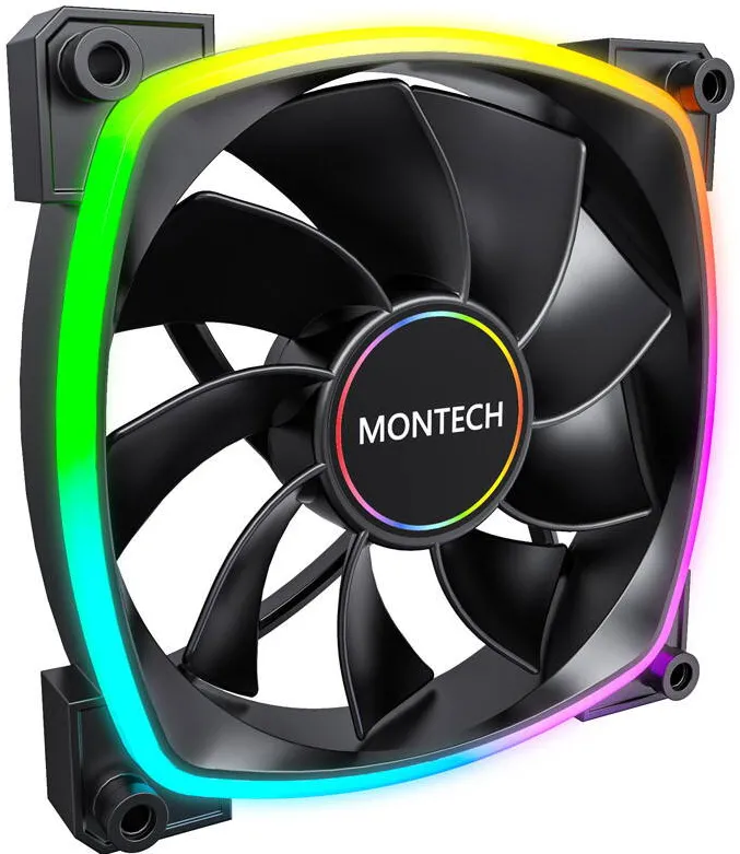 Ventilator Montech RX140 PWM ARGB Reverse - 140mm