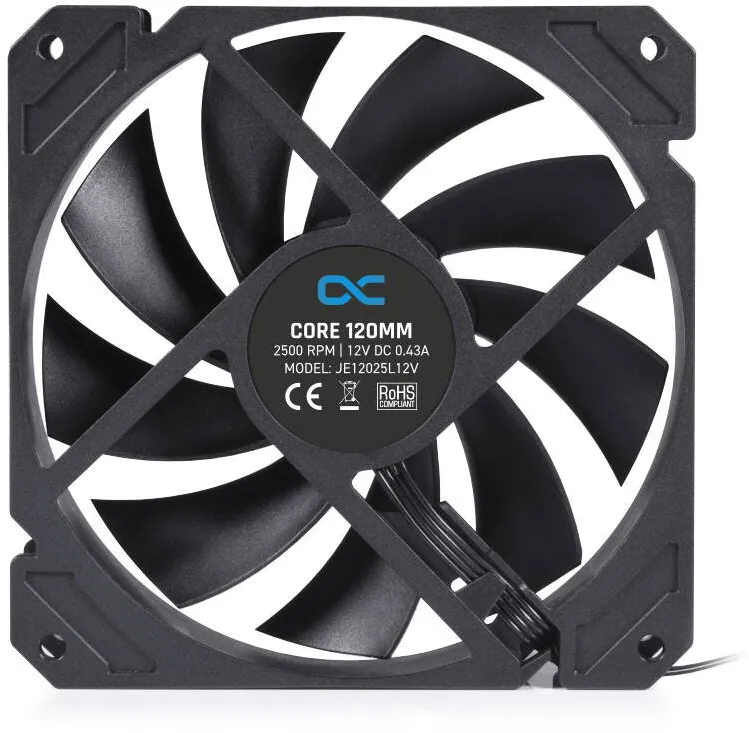 Ventilator Alphacool Core PWM-2.500 U/min - 120 mm - Negru