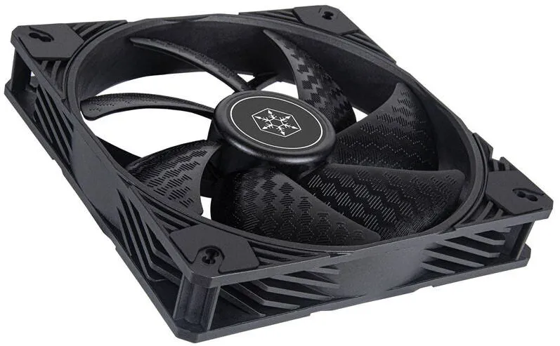 Silverstone Ventilator Shark Force, 140 mm - negru