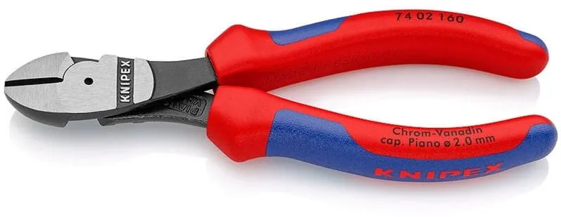 KNIPEX 74 02 160, clesti de taiere (axa de imbinare forjata)