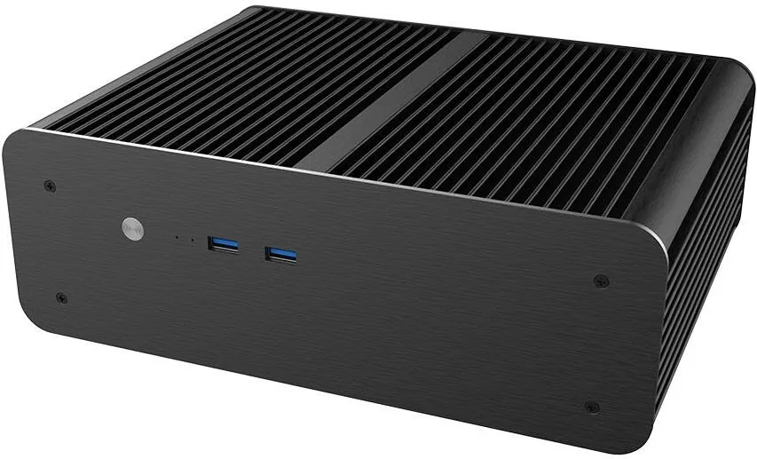 Carcasa PC Akasa  Euler MX Plus, Aluminium- - Mini-ITX, Black
