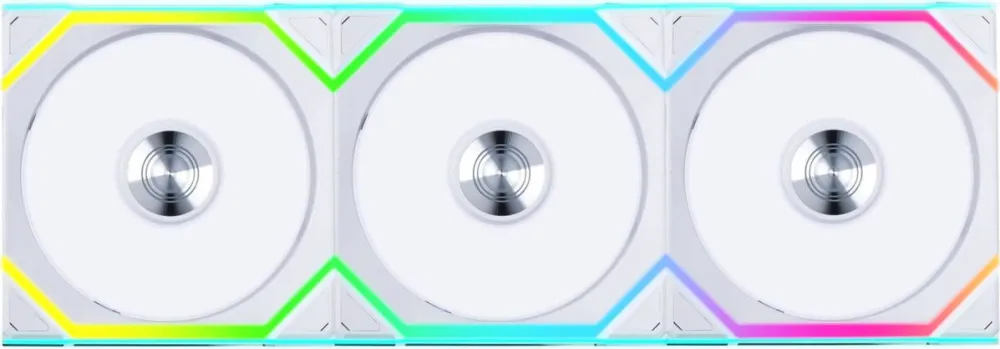Lian Li UNI FAN SL Wireless ARGB PWM Lüfter, Controller, Reverse Blade, 120 mm, White, Three Fan Pack