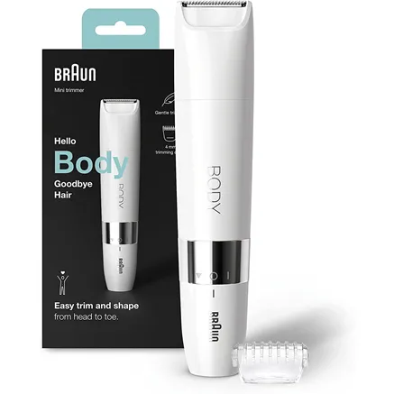 BRAUN Braun BS1000 Body mini trimmer, White