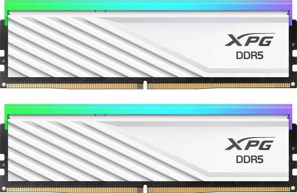 Memorie RAM ADATA XPG LANCER BLADE RGB White 64GB DDR5 6000Mhz CL30 Dual Channel Kit