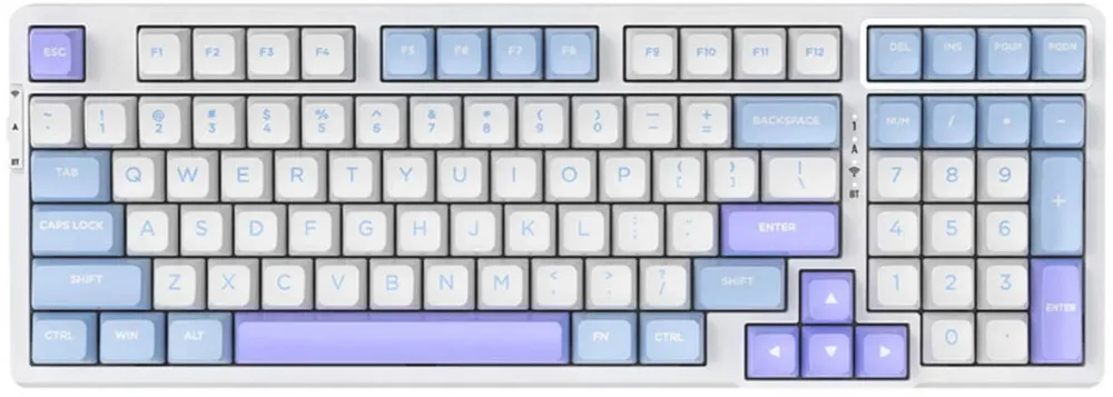 Tastatura Generic VGN V98 Pro, Crystal Wine - Sea Salt (US)