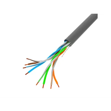 Cablu retea LANBERG LCU5-12CU-0100-S UTP Cat5e cupru solid 100 m gri
