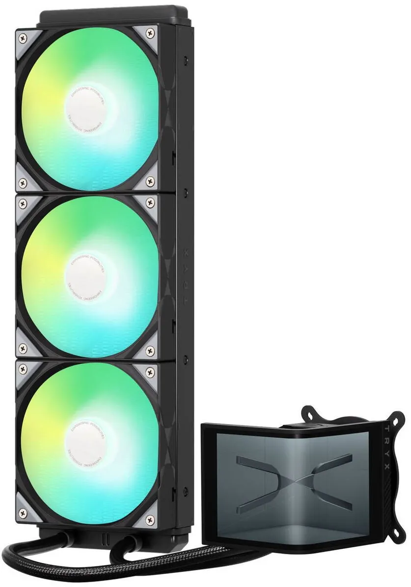 Cooler TRYX PANORAMA SE ARGB 360, 3D-AMOLED-Display - 360mm, Black