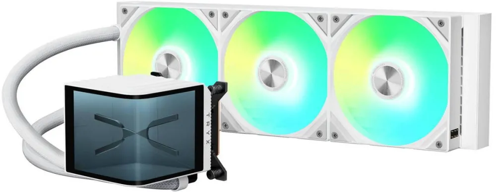 Cooler TRYX PANORAMA 360 ARGB AiO, 3D-AMOLED-Display - 360mm, White