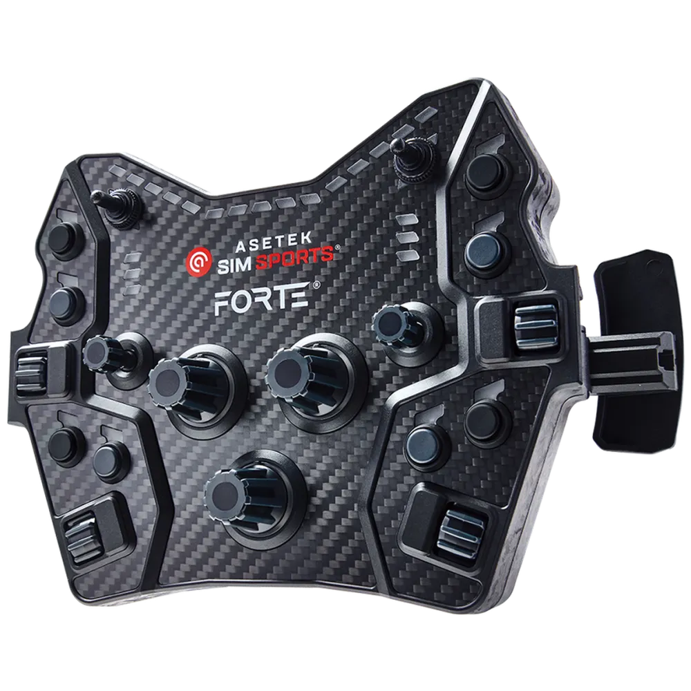 Volan Asetek SimSports Forte GT Button Box - Black Edition
