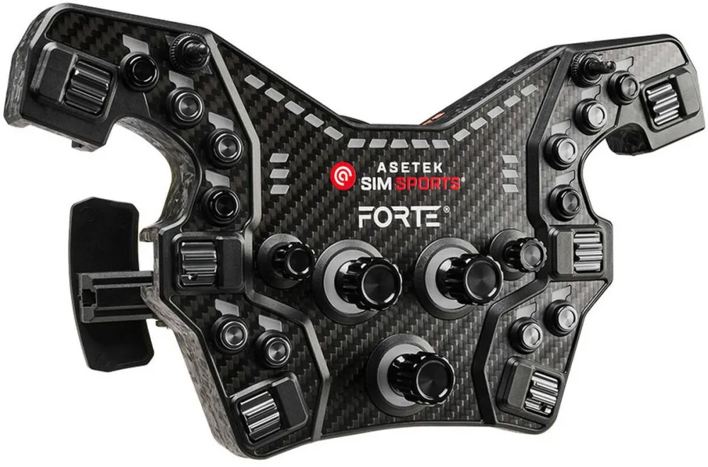Volan Asetek SimSports Forte Formula Button Box V2 - black